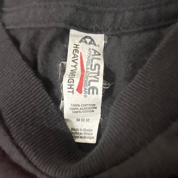 Black David Bowie front tie tee shirt Medium - Picture 5 of 5